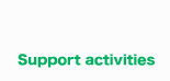 Support activities